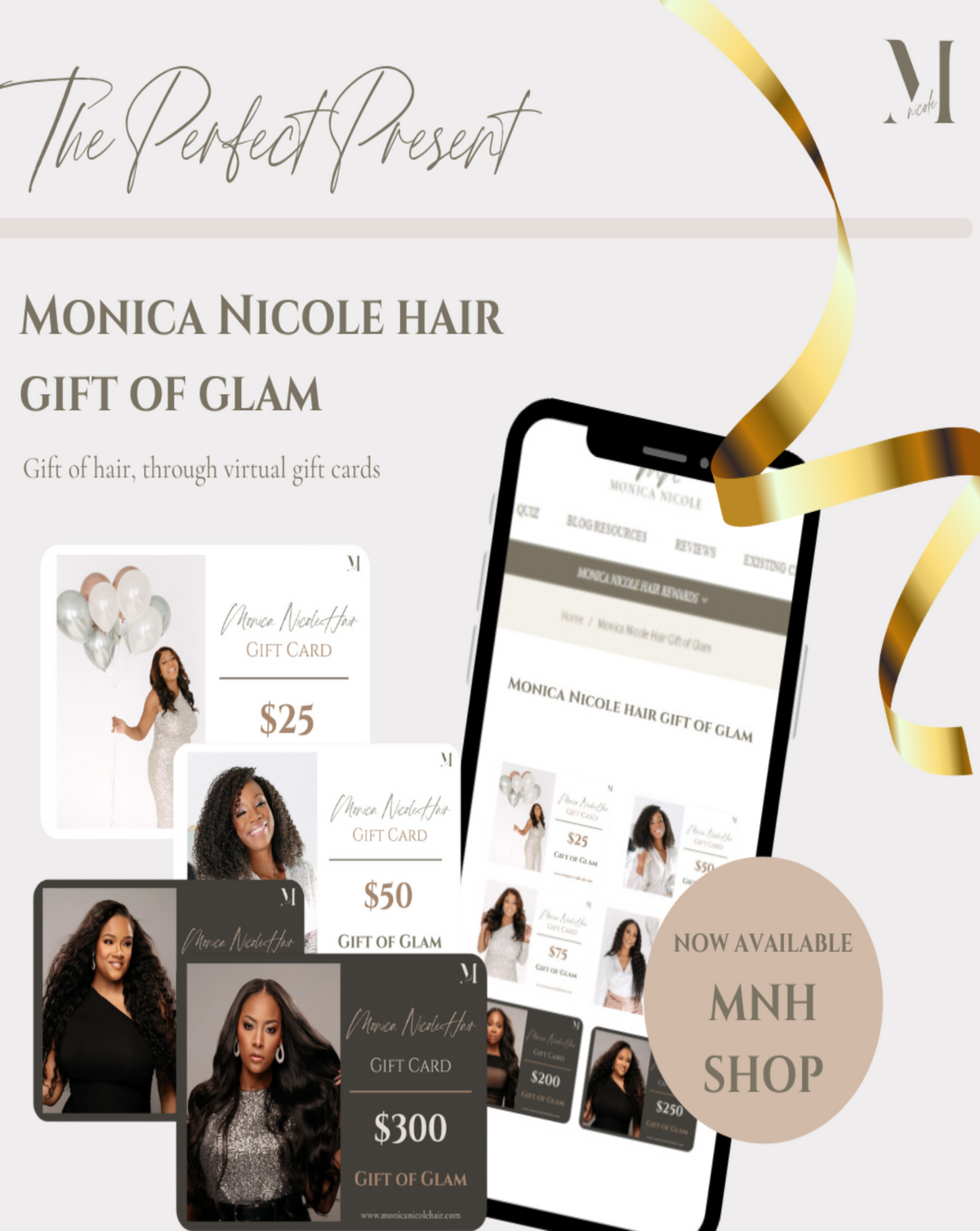 Monica Nicole Hair Gift of Glam